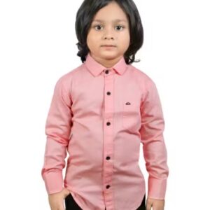Private Label skyPearl Boys Cotton Solid Colour Pink Size 12