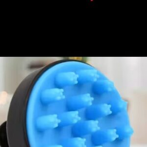 Aurvera Dotted Style Hair Scalp Massager Brush Soft Silicones Bristles BLUE COLOUR
