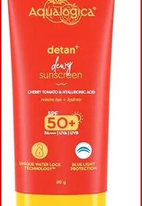 Aqualogica Sunscreen Sunscreen with Cherry Tomato and Hyaluronic Acid pack of one 80G