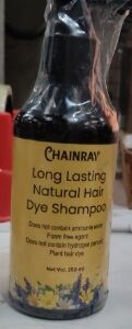 Private Label Long Lasting Natural Hair Dye Shampoo 250ML Pack Of 1