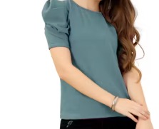 Private Label Rajavath Pista Colour Top For Women S size