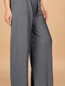 Private Label Womens And Girls Relax Lycra Blend Grey Palazzo colour grey size xl