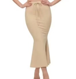 Private Label Saree shapewear for woman and girls petticoat skin colour size L