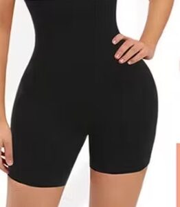 Private Label High Waist Mid Thigh Shaper Womens Shapewear black size S