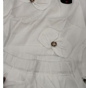 Jhilik Garments summer special Kids Girls White colour Small size