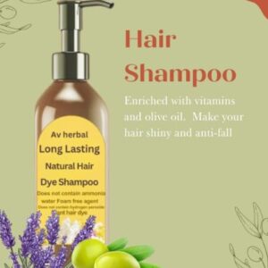 Private Label Hair dye shampoo for Women and Men All Hair Types 100ml pack of 1