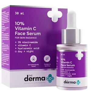 The Derma Co 10 Percantage Vitamin C Face Serum Niacinamide Hyaluronic Acid 30 ml