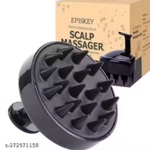 Private Label Scalp Massager Shampoo Brush Black Colour