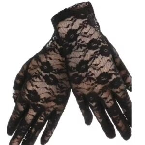 Private Label Black net gloves