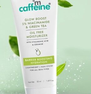 MCaffeine Glow Boost Oil Free Moisturizer With Green Tea 50 ml
