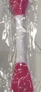 Private Label Face Scrubber Exfoliating Brush pink white colour