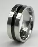 Private Label Silver Plated Band Shape Ring