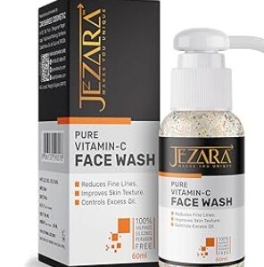 Jezara Pure Vitamin C Visibly Flawless Skin Face Wash For All Skin Types Men and Women 60ml