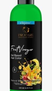 Private Label Fruit Vinegar Gel Based Hair Color 125ml