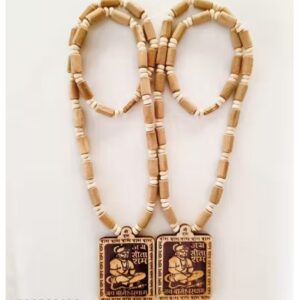 Private Label shree bageshwar dham Hanuman Pendant Tulasi Mala pack of 2