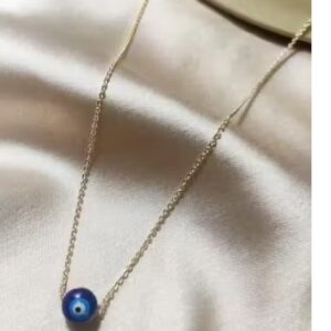 Private Label evil eye charm pendant chain golden