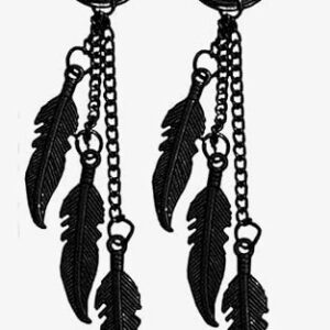 Private Label M Men Style Feather And Ring Long Chain