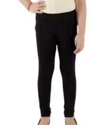 Private Label Girls Cotton Leggings and Tights black colour size 5 6 years girls pant