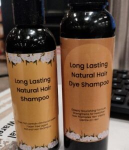 Private Label Long Lasting Natural Hair Dye Shampoo Hair Dye Shampoo for Women and Men pack of 2 each 100 ml