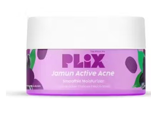 PLIX 2 percentage Niacinamide Jamun Moisturizer 50g Helps Reduce Pimples with 2 Percentage Acne Buster