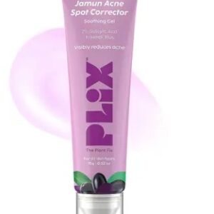PLiX The Plant Fix Plix Jamun Acne Spot Corrector Ge For Reducing Active Acne Day and Night Gel15 g