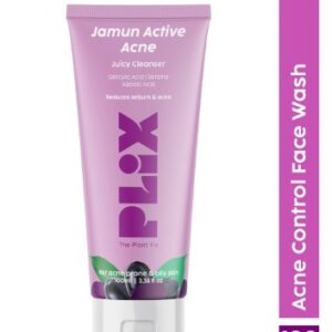PLIX Salicylic Acid Jamun Face Wash Cleanser Gel For Active Acne 100ml