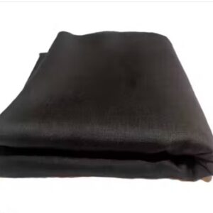 Private Label plain black cotton fabric for mens 2metr colour black