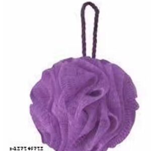 PRIVATE LABEL Shower Mesh Scrubber Soft Body Bubbles Sponge COLOR PURPLE