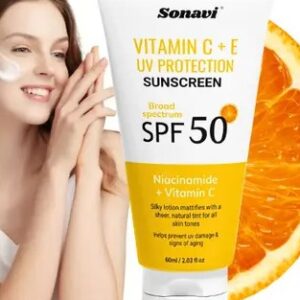 Sonavi Sunscreen SPF 50 PA Plus Whitening Anti Wrinkle Sunscreen Cream 60ml