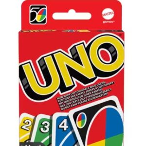 UNO Mattel Games Uno Game Display 50Th Anniversary Logo for Adult