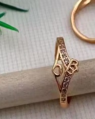 Private Label Sizzling ring for girls and women golden
