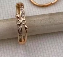 Private Label Sizzling ring for girls and women golden