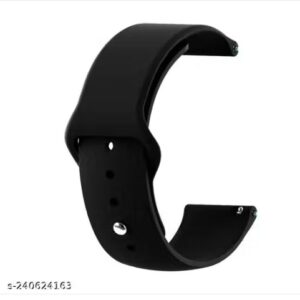 Private Label dlx hmt Fire Boltt Removable Adjustable Silicone Strap Compatible black