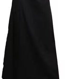Private Label LadyAura Womens Cotton Petticoat Deep Fast Color Black free size