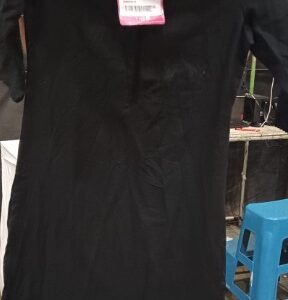 Anni Design women kurta set pant and kurti black colour size M without duppata