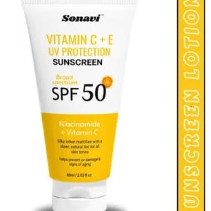 Sonavi Sunscreen SPF 50 PA Vitamin C and E Super Bright 60 ML