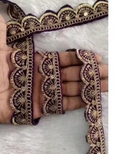Private Label Purpul velvet lace