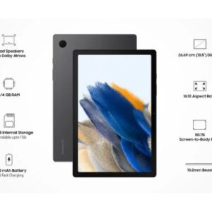 Samsung Galaxy Tab A8 4Gb Ram 64Gb Rom 10.5 Inch With 4G Tablet Gray IMEI 350858558450711 With Box