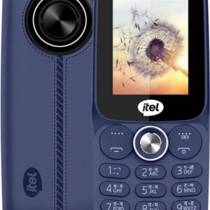 Itel It2165S Deep Blue Keypad Mobile With Accessories And Box IMEI No 353271932615297