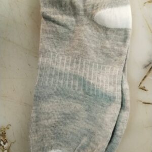 Men Light Grey Printed Colour Casual Socks