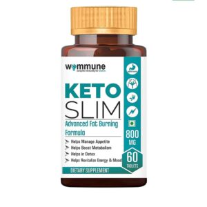 Wommune Keto Slim Advanced Fat Burning Formula To Manage Appetite 60 Tablets