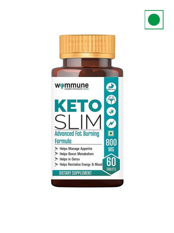 Wommune Keto Slim Advanced Fat Burning Formula To Manage Appetite 60 Tablets