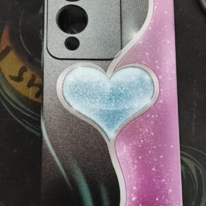 Vi Y17S Black And Pink Colour Mobile Cover