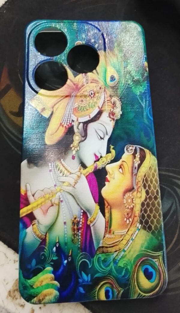 Infinix Smart 8 Plus Back Cover Printed Radha Krishna Photo