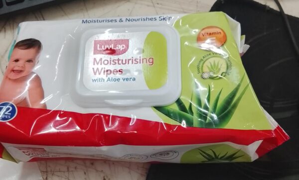 Luvlap Moisturising Wipes With Aloe Vera 72 Wipes