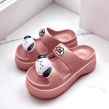 Dusty Pink Colour Fruit Summer Designer Slippers Size 36 For Women