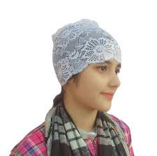 Grey Colour Hijab Cap For Women