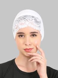 White Hijab Cap For Women