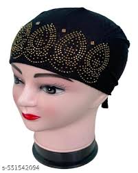 Black Hijab Cap For Women