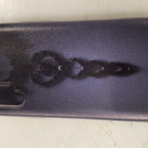 Realme Xt Black Printed Phone Cover